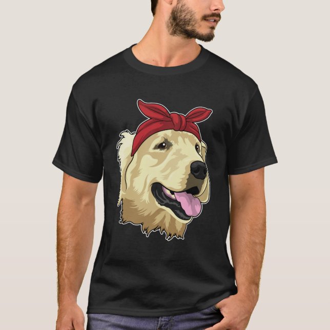 Camiseta Labrador com Bandana (Frente)
