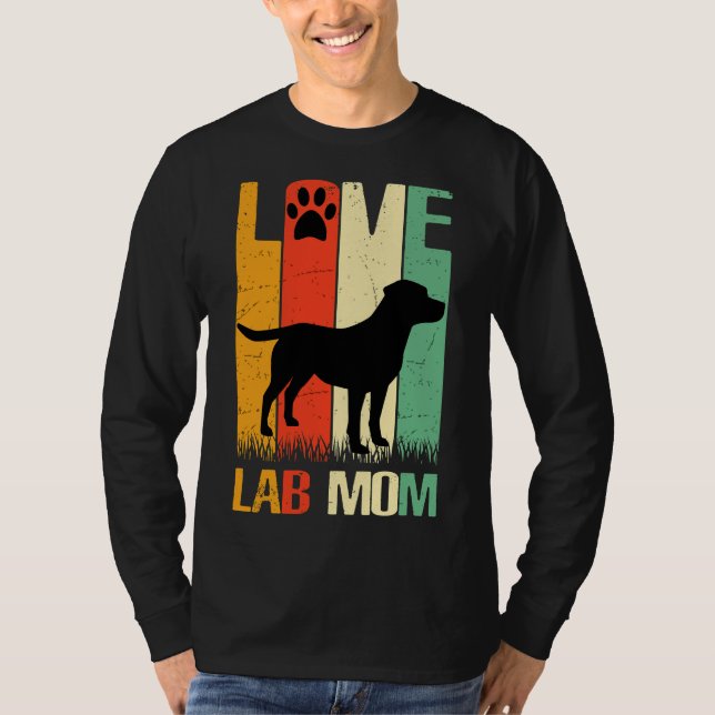 Camiseta Labrador do Labrador Retriever Lab Pai de Cachorro (Frente)
