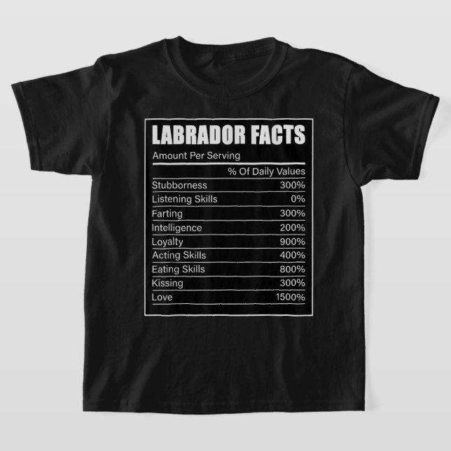 Camiseta Labrador do Ouro preto do Labrador Retriever Black (Postura )