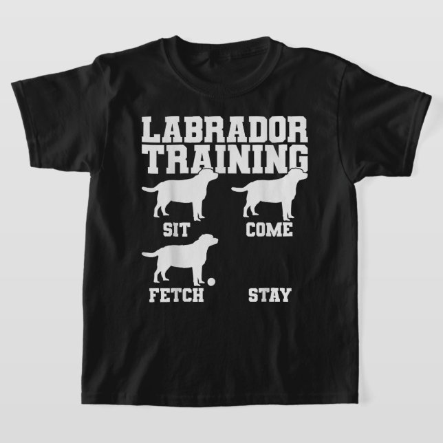 Camiseta Labrador Dog Trainer (Postura )