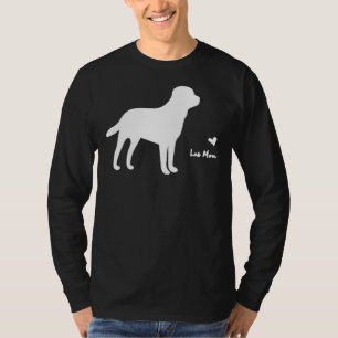Camiseta Labrador Dogs Lab Mãe Cute Labrador Proprietário D