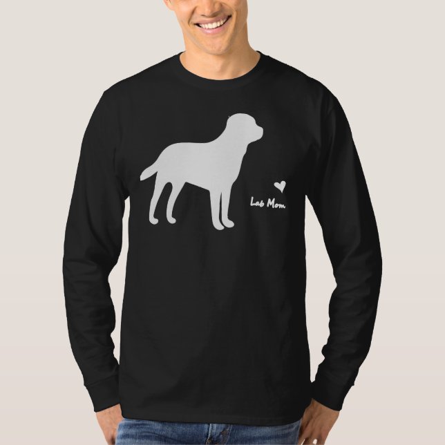 Camiseta Labrador Dogs Lab Mãe Cute Labrador Proprietário D (Frente)