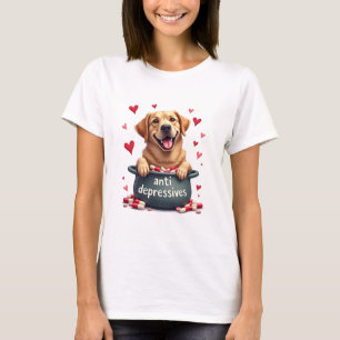 Camiseta Labrador, dourado