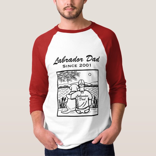 Camiseta Labrador e pai (Frente)