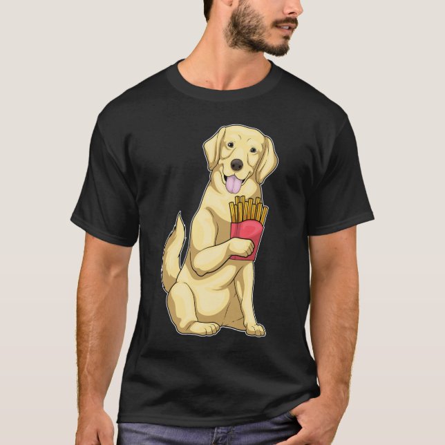 Camiseta Labrador French Fries (Frente)