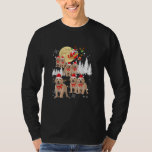Camiseta Labrador Funny Reindeer Christmas Moon Santa Dog<br><div class="desc">Labrador Funny Reindeer Christmas Moon Santa Dog Shirt. Perfect gift for your dad,  mom,  papa,  men,  women,  friend and family members on Thanksgiving Day,  Christmas Day,  Mothers Day,  Fathers Day,  4th of July,  1776 Independent day,  Veterans Day,  Halloween Day,  Patrick's Day</div>