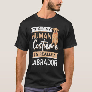 Camiseta Labrador Halloween Dog Roupa Para Proprietário Do