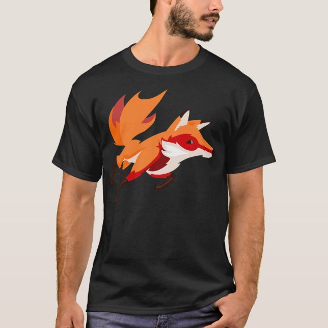 Camiseta labrador impressão de labrador de ouro de raposas (Frente)