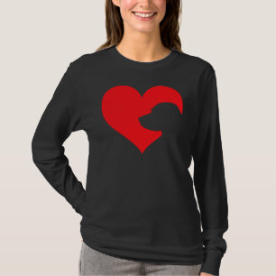 Camiseta Labrador Love For Lab Retriever Owners Heart Long