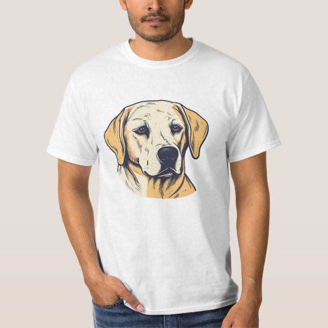 Camiseta Labrador Loyal Clothing: Buscando obras-primas par (Frente)