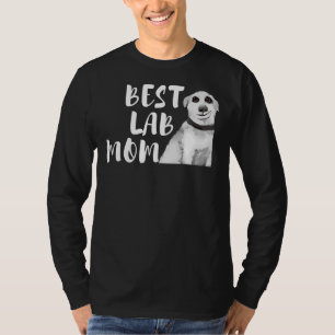 Camiseta Labrador Mãe Cachorro Mãe Para Mulheres Meninas E