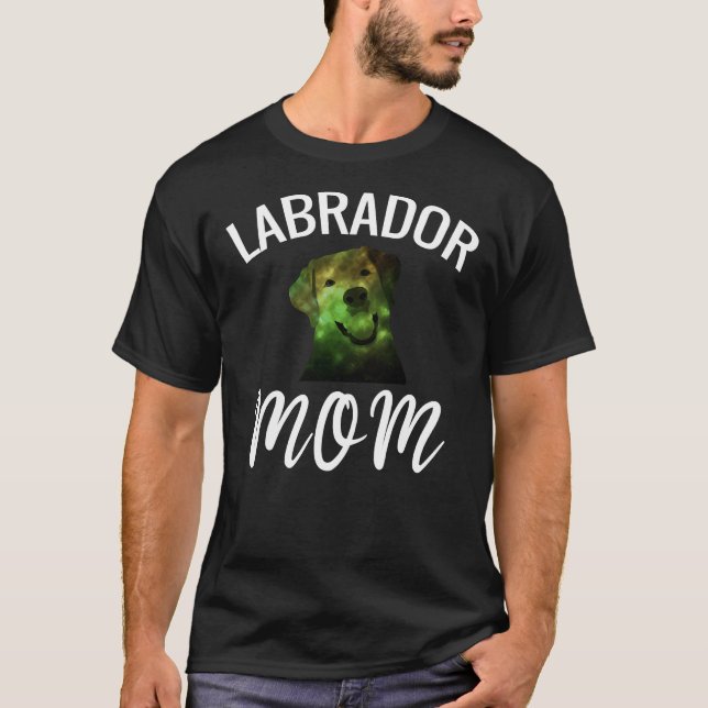 Camiseta Labrador Mãe Lab Mãe Mãe (Frente)