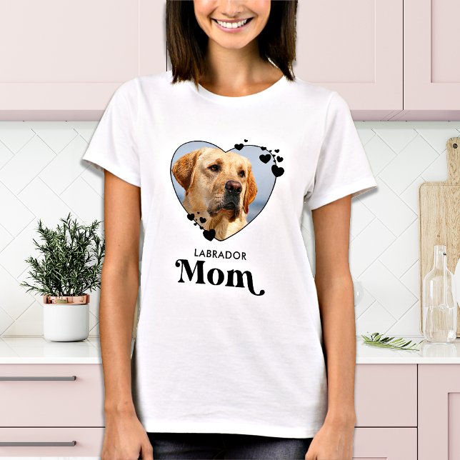 Camiseta Labrador MOM Personalizado Pet Fotografia do Pet L (Criador carregado)