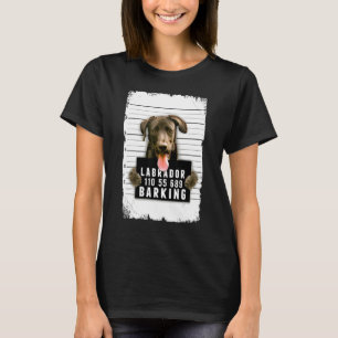 Camiseta Labrador Mug Shot