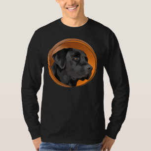 Camiseta Labrador Negro Retrievers! Especialmente Para O La