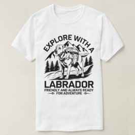 Camiseta Labrador Prendendo Cachorro Externo Cachorro