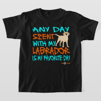 Camiseta Labrador Qualquer dia passado no meu laboratório a