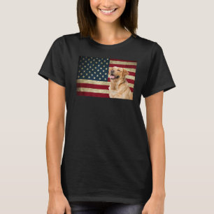 Camiseta Labrador recupera American Flag labor dog Animal