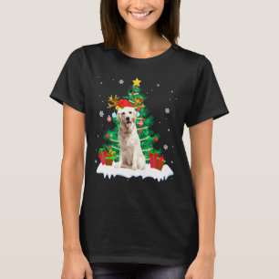 Camiseta Labrador - Restriever Árvore de Natal - Xmas
