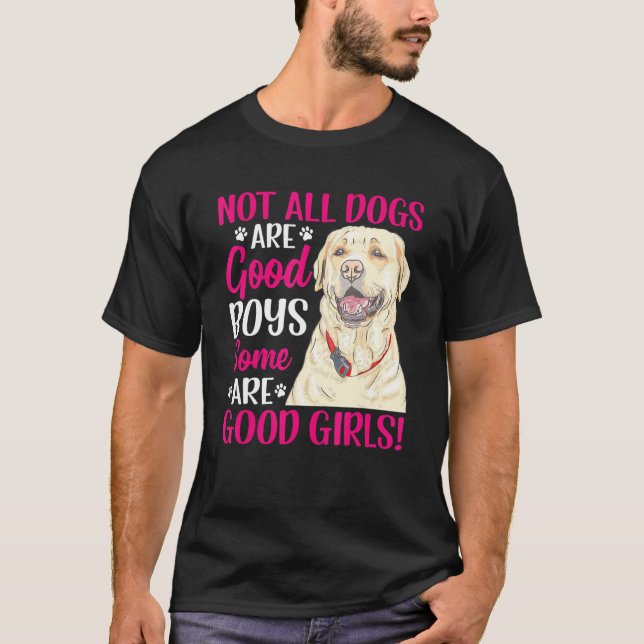 Camiseta Labrador Retriever Algumas São Boas Meninas Divert (Frente)