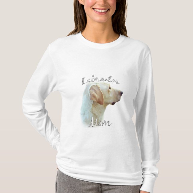 Camiseta Labrador Retriever (amarelo) Mãe 2 (Frente)