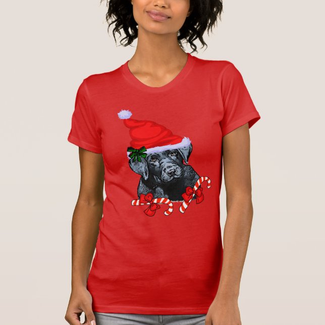 Camiseta Labrador Retriever Aproveita o Natal (Frente)