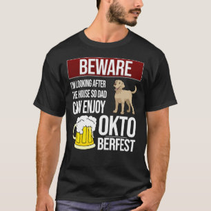 Camiseta Labrador Retriever Beware Estou Procurando O Ho