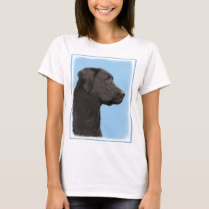 Camiseta Labrador Retriever Black Painting Original Dog Art