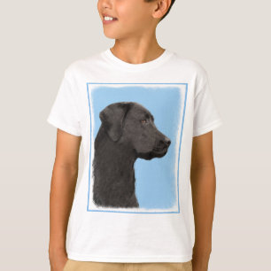 Camiseta Labrador Retriever Black Pintura Original