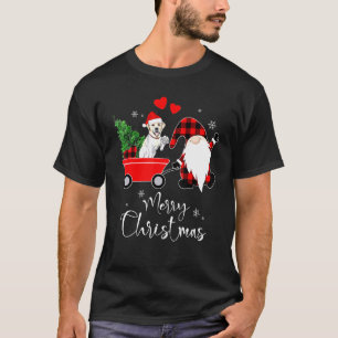 Camiseta Labrador Retriever Cachorro Natal Com Papai Noel H