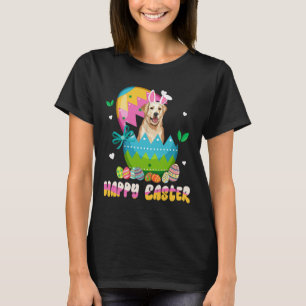 Camiseta Labrador Retriever Cão Orelhas de Coelho Dia de Pá