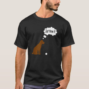 Camiseta Labrador Retriever Chocolate Lab engraçado Retriev