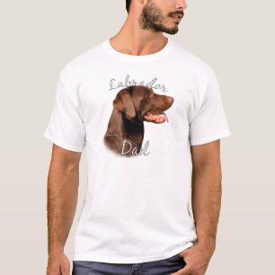 Camiseta Labrador Retriever (chocolate) Pai 2