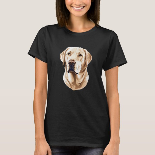 Camiseta Labrador Retriever de Mulheres (Frente)