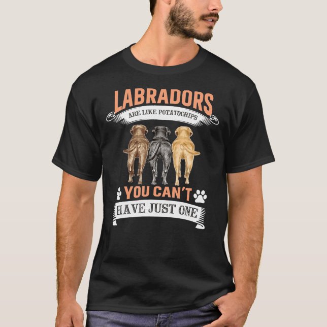 Camiseta Labrador Retriever Dog Engraçado (Frente)