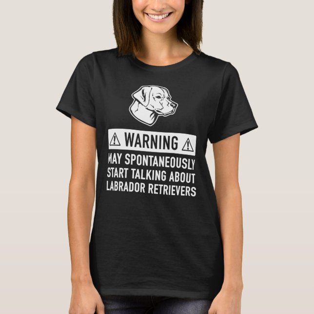 Camiseta Labrador Retriever Dog Lover (Frente)