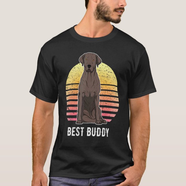 Camiseta Labrador Retriever Dog Sunset 10 (Frente)