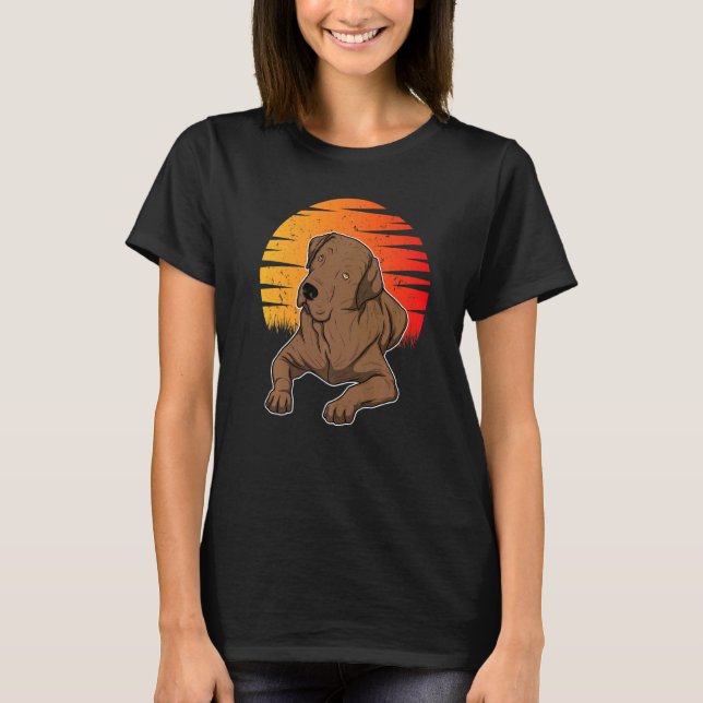 Camiseta Labrador Retriever Dog Sunset 10 (Frente)