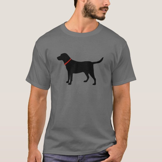 Camiseta Labrador Retriever engraçado (Frente)