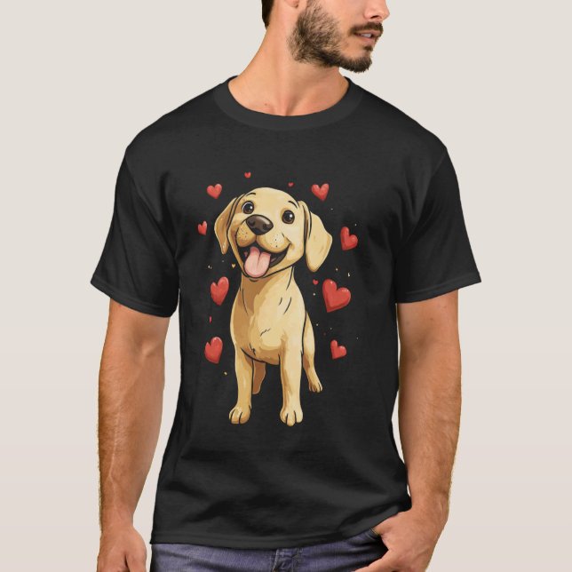 Camiseta Labrador Retriever Fofo (Frente)