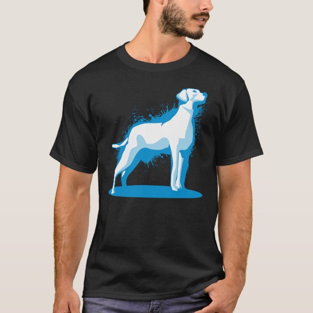Camiseta Labrador Retriever Lab Placas (Frente)