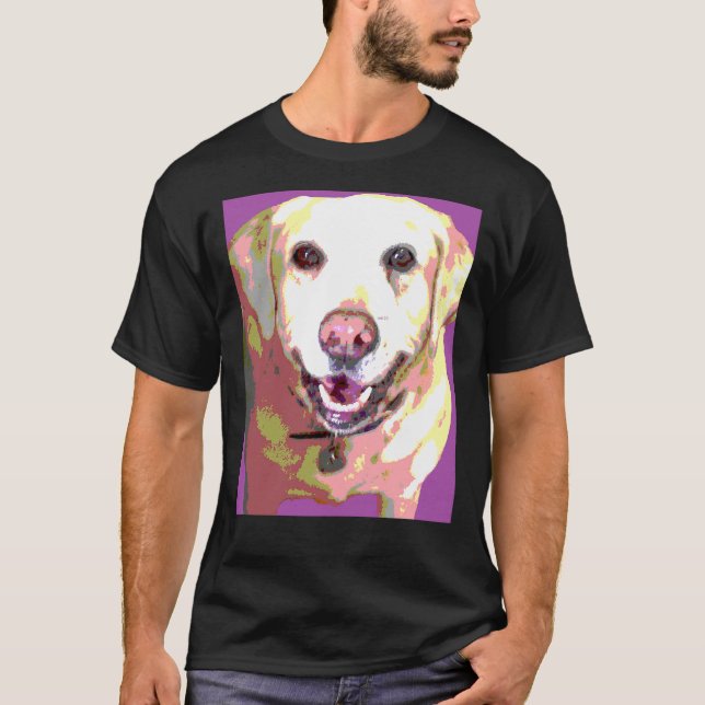 Camiseta Labrador Retriever Lab Purple (Frente)