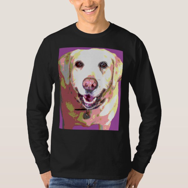 Camiseta Labrador Retriever Lab Purple (Frente)