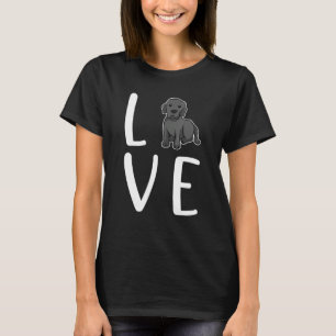 Camiseta Labrador Retriever Love Dog Labrador Retriever Pu