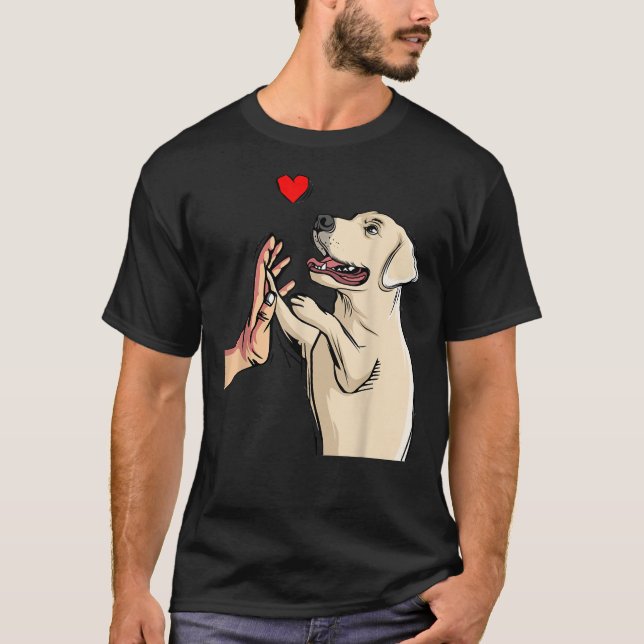 Camiseta Labrador Retriever Love Ouro Black Lab (Frente)