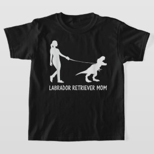 Camiseta Labrador Retriever Mãe Laboratório Mamãe Cão Dinos