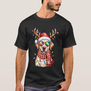 Camiseta Labrador Retriever Mãe Pai do Cão Natal Pijama Nat