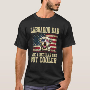 Camiseta Labrador Retriever Pai Como Um Pai Regular Mas Leg