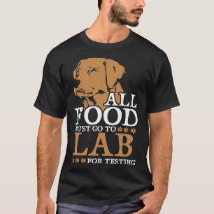 Camiseta Labrador Retriever Para Testar Ajustado Relaxado
