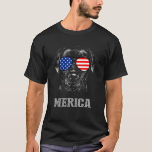 Camiseta Labrador Retriever Patriotic Dog Merica 4º De Jul